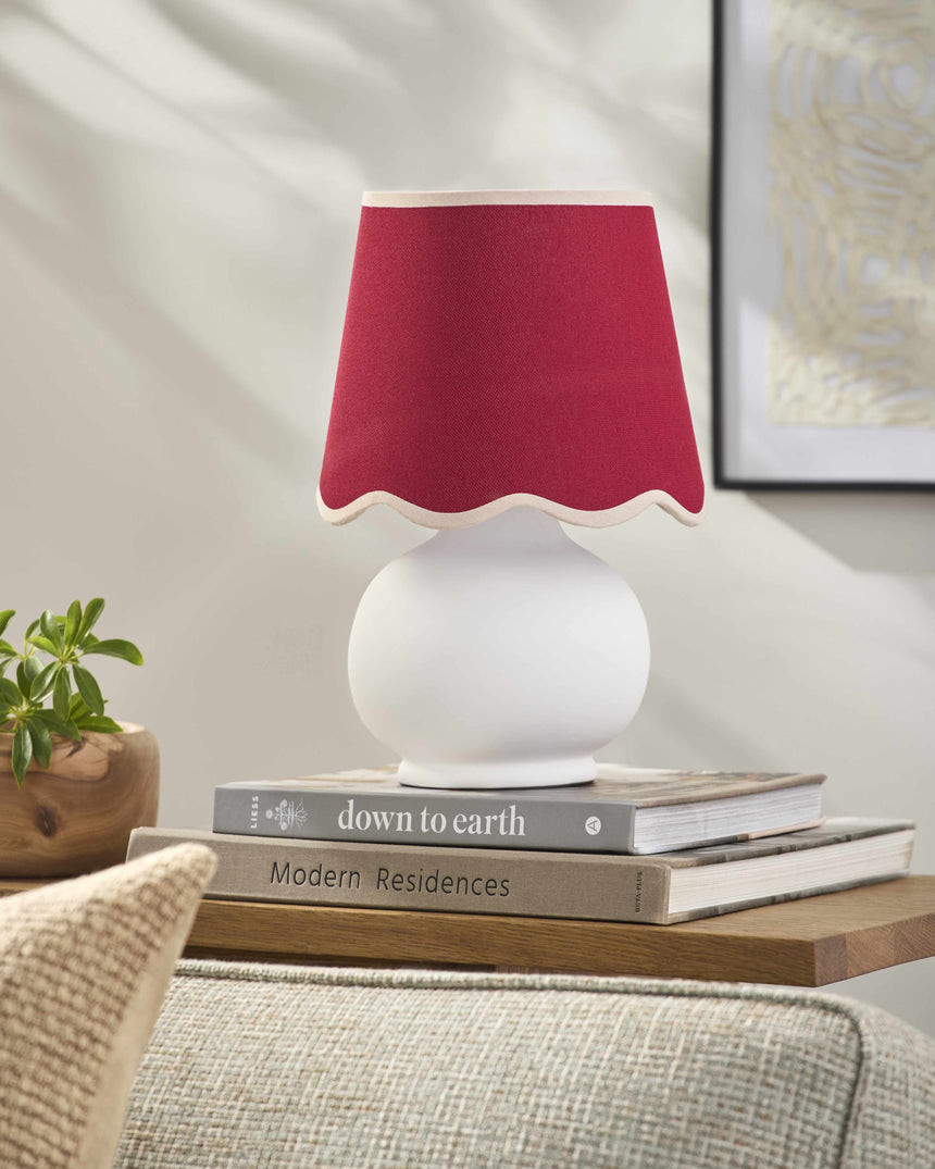 Theisseil Red Table Lamp