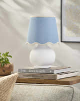 Vibala White Ceramic Table Lamp