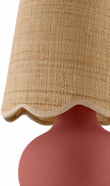 Theisseil Brick Red Table Lamp