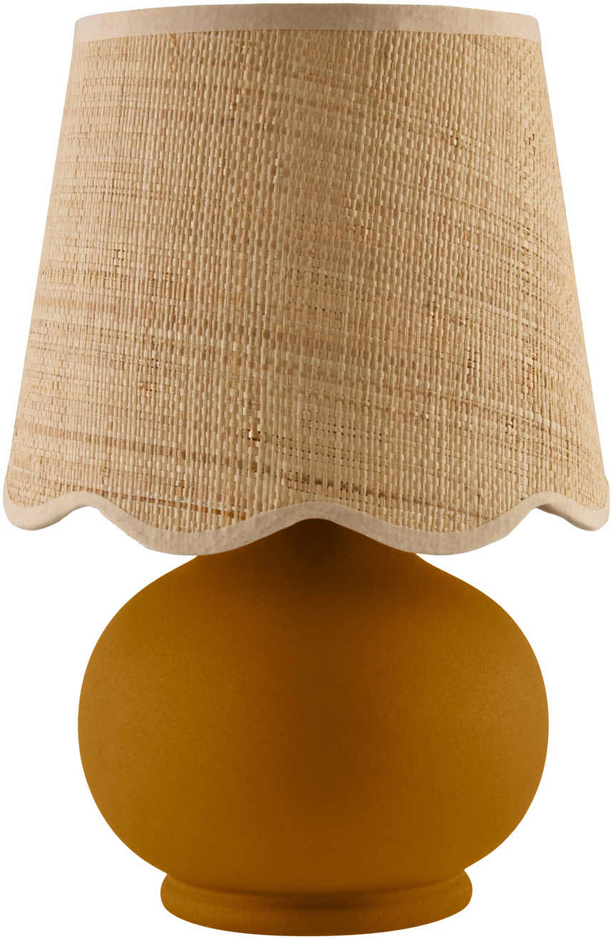 Zelii Tan Ceramic Table Lamp