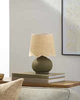 Saruo Green Ceramic Table Lamp
