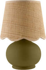 Saruo Green Ceramic Table Lamp