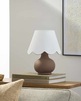 Theisseil Dark Red Table Lamp
