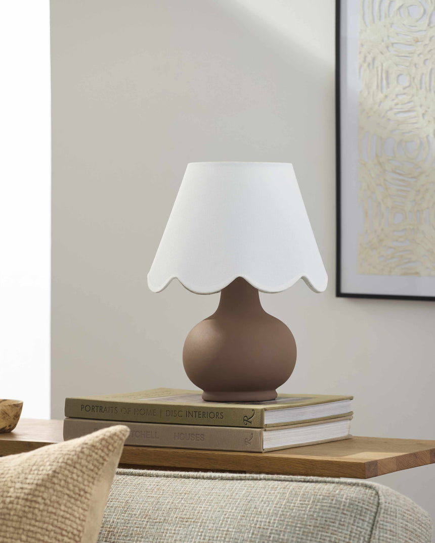 Theisseil Dark Red Table Lamp