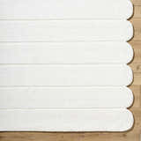 Made to Order Custom Size Tayte White Abstract Area Rug