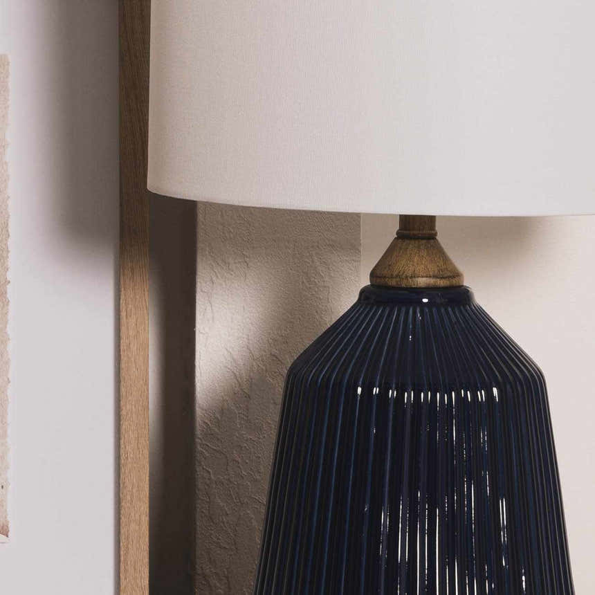 Tramutola Blue Contemporary Table Lamp