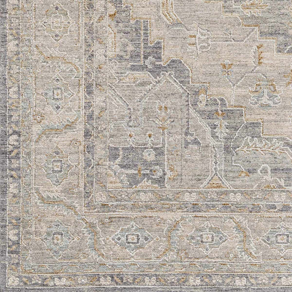 Sample Ulubey Distressed Gray Thick Luxe Area Rug