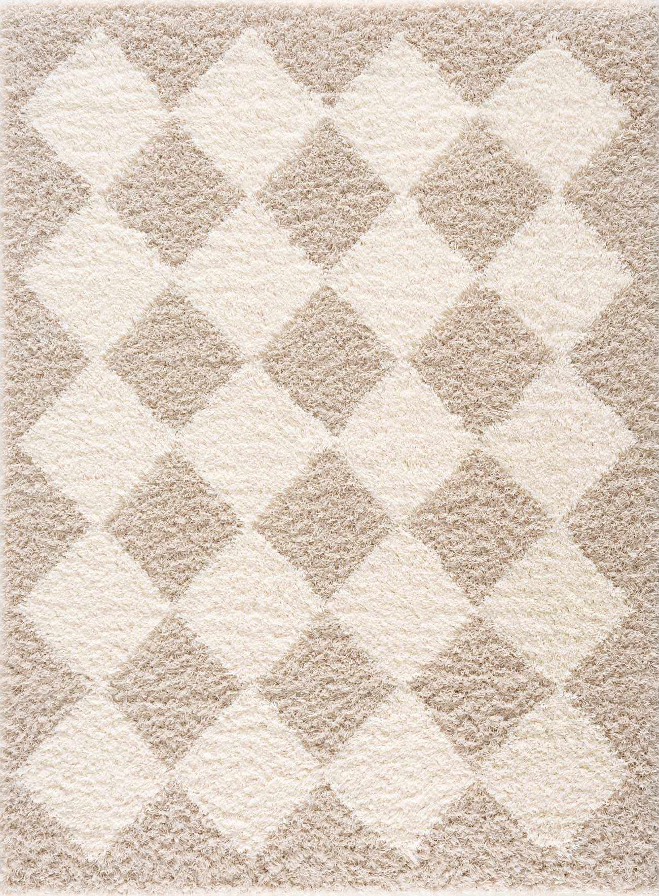 Zahur Cream & Beige Diamond Area Rug - Clearance – Boutique Rugs