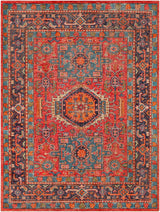 Uzundere Hand Knotted Wool & Cotton Area Rug