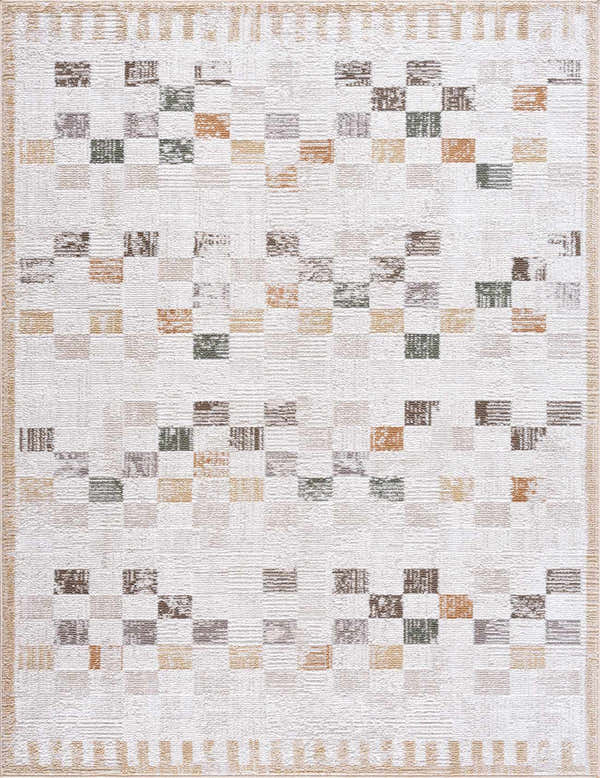 Sample Kanika Checkered Area Rug