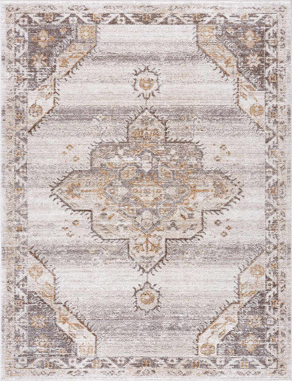 Sample Keltie Beige Medallion Area Rug