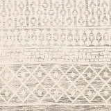 Sample Valyermo Beige Hand Woven Cotton Rug - Clearance