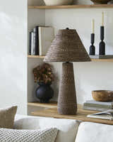 Valdeganga Dark Brown Table Lamp