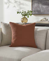 Vedat Terracotta Throw Pillow