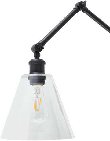 Valgoglio Black Wall Sconce