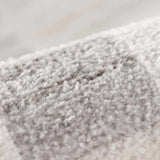 Azrika Gray Checkered Washable Rug - Clearance