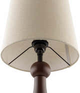 Villamejil Dark Brown Wood Table Lamp