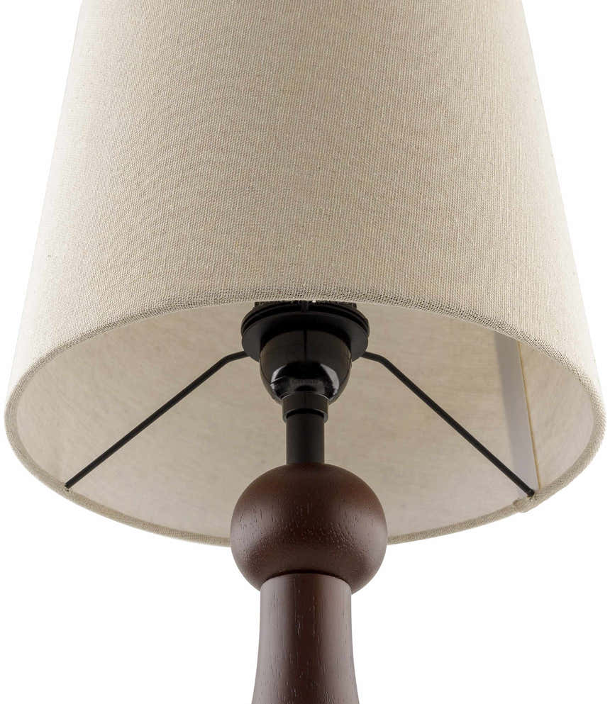 Villamejil Dark Brown Wood Table Lamp