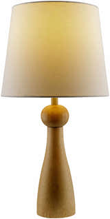 Villamejil Cream Wood Table Lamp