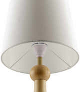 Villamejil Cream Wood Table Lamp