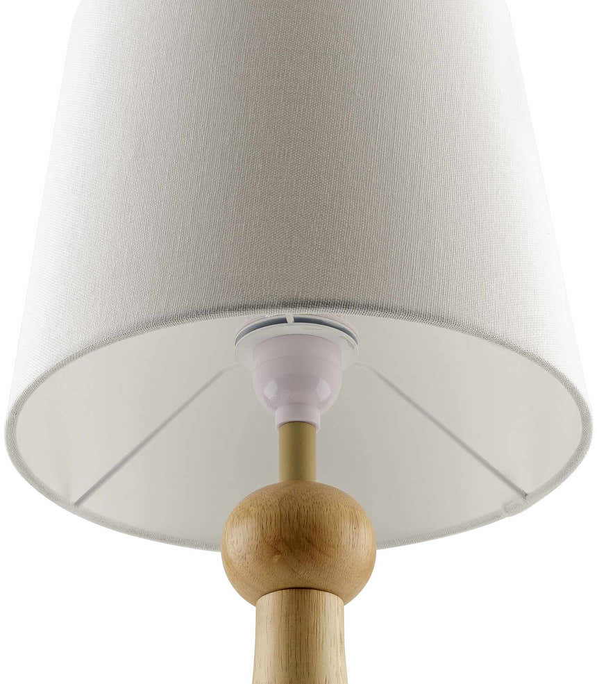 Villamejil Cream Wood Table Lamp