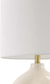 Vizcachane White Table Lamp