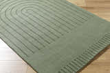Made to Order Custom Size Arnona Green Area Rug