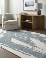 Made to Order Custom Size Viven Slate Blue Area Rug