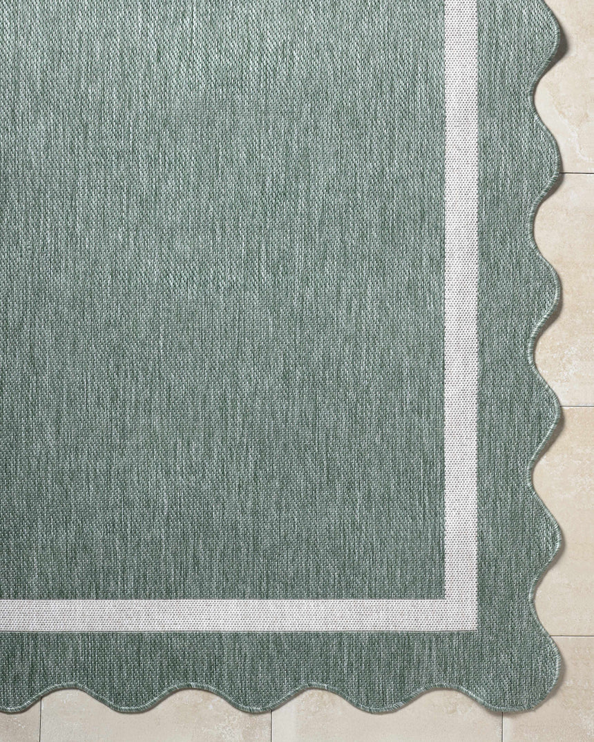 Varro Medium Green Area Rug