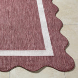 Varro Burgundy Area Rug