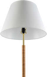 Vigonzone Metallic Brass Contemporary Floor Lamp