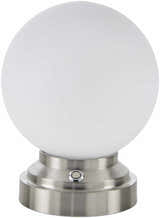 Vacquiers Nickel Table Lamp