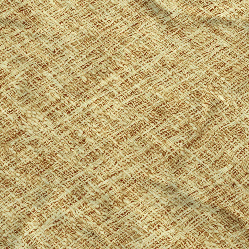 Close-up of the woven texture of the Dalyn Luxury Voyage VY1 Gold Washable Area Rug.