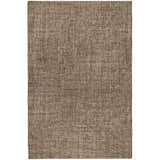 Close-up of the textured Dalyn Luxury Voyage VY1 Mocha Washable Area Rug in light brown.