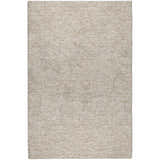 Close-up of the beige Dalyn Luxury Voyage VY1 Washable Area Rug, showing its subtle pattern and soft texture.