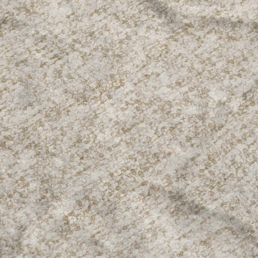 Close-up of the beige Dalyn Luxury Voyage VY1 Washable Area Rug, featuring a subtle, textured pattern.