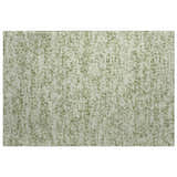 Close-up of the Dalyn Luxury Voyage VY2 Celery Washable Area Rug, featuring a textured celery and cream pattern.
