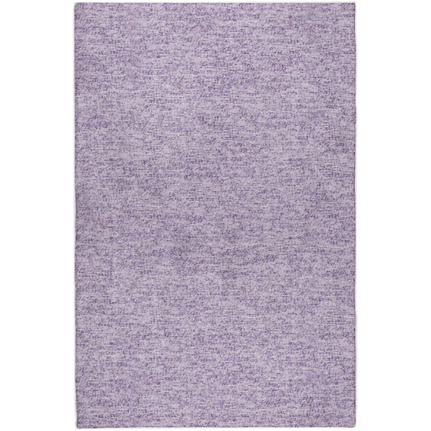Close-up of the textured Dalyn Luxury Voyage VY2 Lavender Washable Area Rug, featuring a subtle purple weave.
