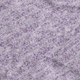 Close-up of the Dalyn Luxury Voyage VY2 Lavender Washable Area Rug, showing its purple and white pattern and soft texture.