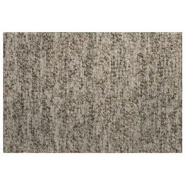 Close-up of the Dalyn Luxury Voyage VY2 Putty Washable Area Rug. The rug has a textured, neutral putty color with a subtle pattern.