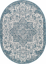 Teal Kilmacolm Indoor & Outdoor Area Rug - Clearance