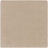 Made to Order Custom Size Brockton Solid Wool Tan Area Rug