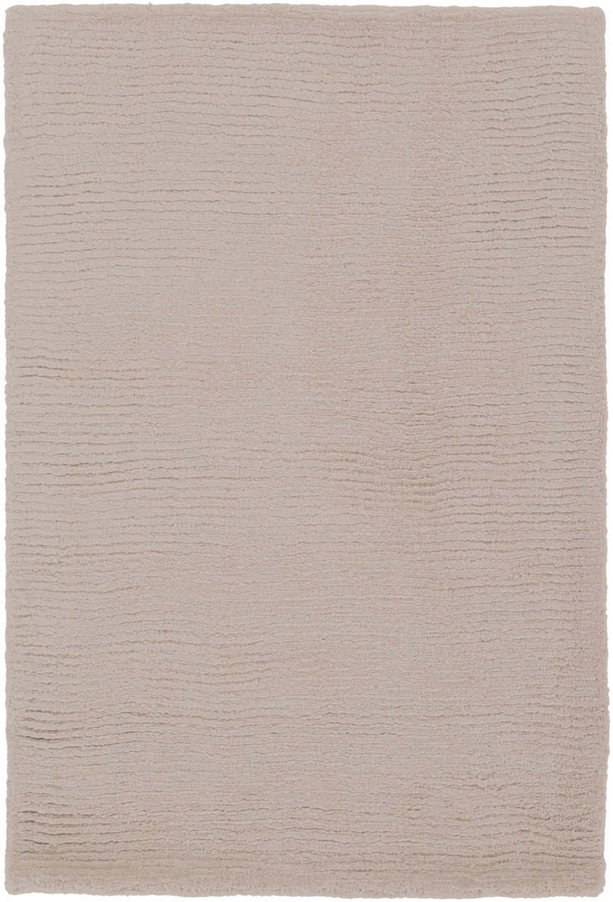 Made to Order Custom Size Brockton Solid Wool Tan Area Rug