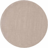 Made to Order Custom Size Brockton Solid Wool Tan Area Rug