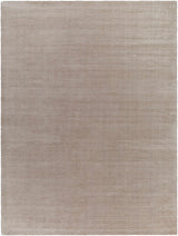 Made to Order Custom Size Brockton Solid Wool Tan Area Rug