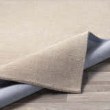 Made to Order Custom Size Brockton Solid Wool Tan Area Rug