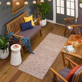 Lorena Beige Flatweave Trellis Rug - Clearance