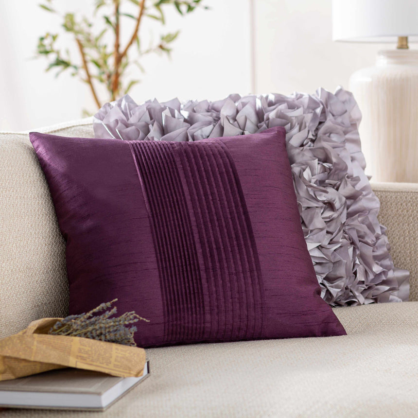 Wentzville Plum Square Throw Pillow - Clearance