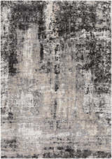 Sample Witchford Abstract Charcoal Thick Rug