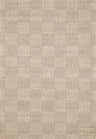 Close-up of the Wolseth Area Rug showing a hand-woven, textured, geometric block pattern in ivory and gray. Design-Rectangle-46